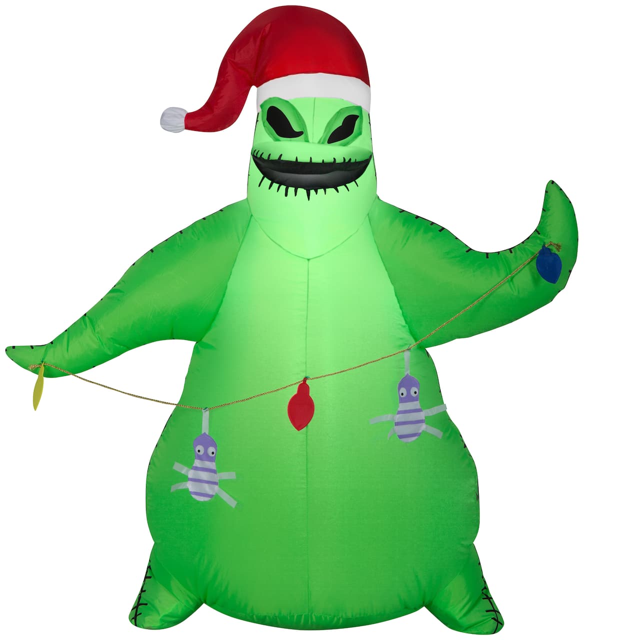 3.5ft. Airblown® Inflatable Christmas Oogie Boogie in Santa Hat with Light String